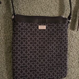 Coach Black and Gray Crossbody Bag